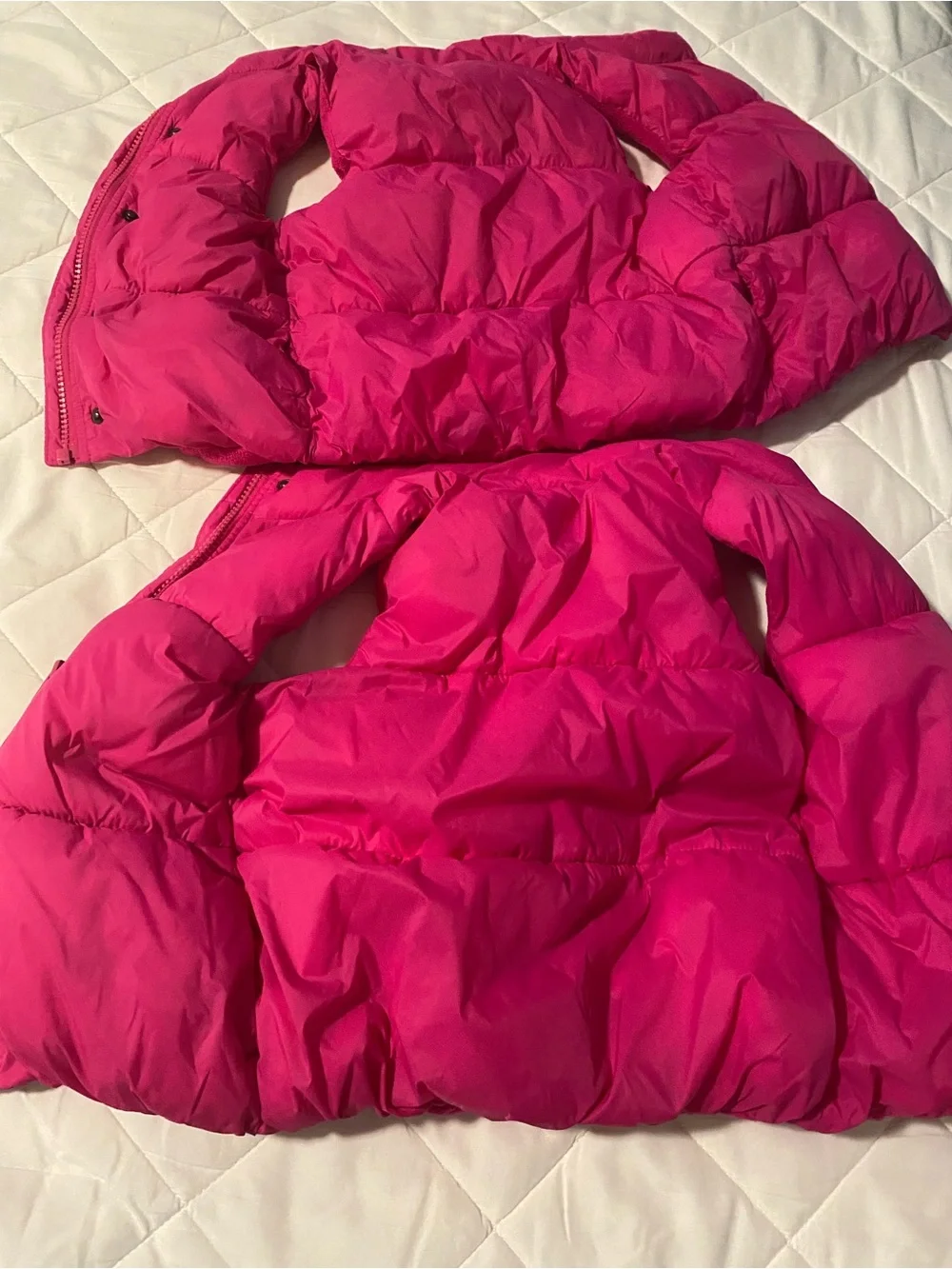 Old Navy Bright Pink Puffy Vest